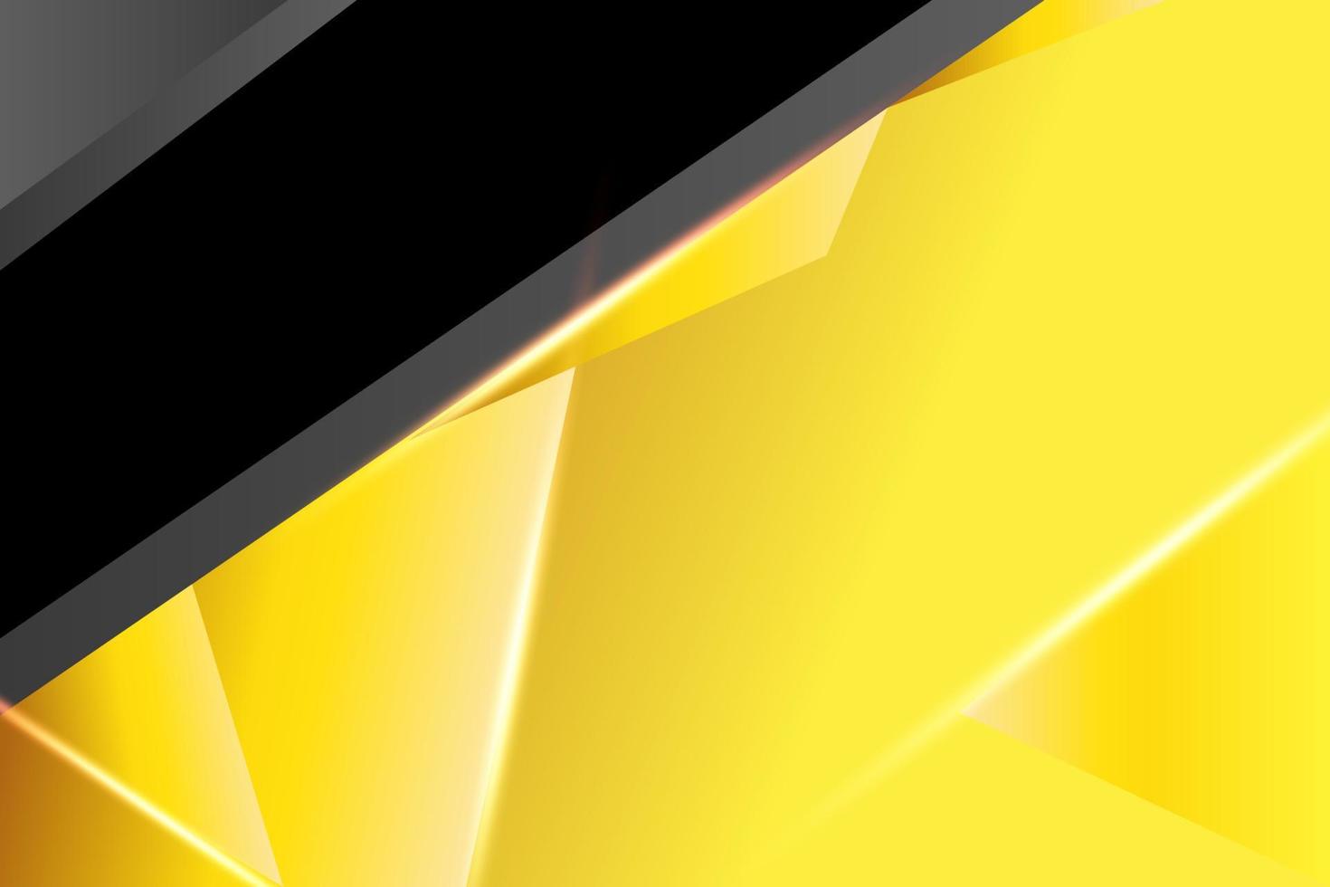 Web yellow black polygon abstract gradient background vector