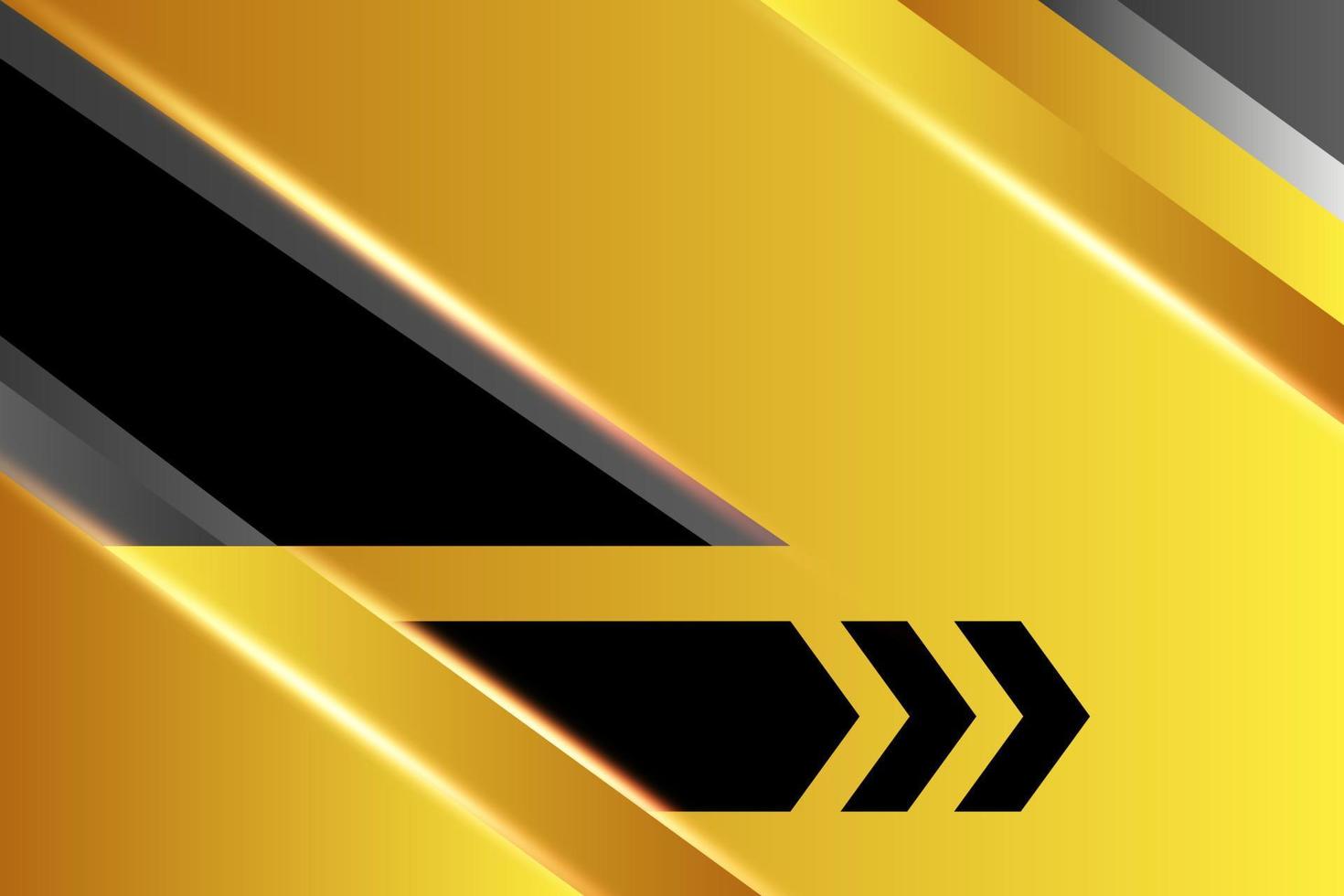 yellow black abstract shape arrow light gradient background vector