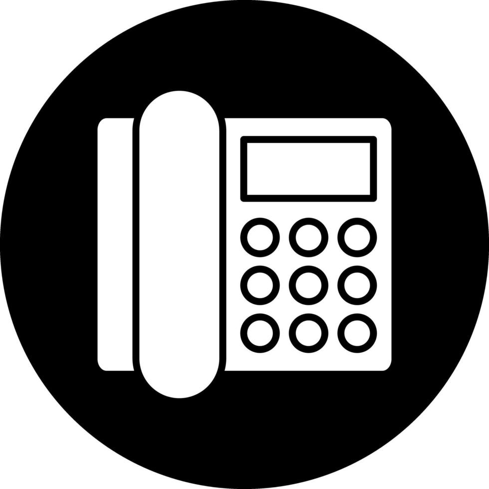 Landline Vector Icon Design