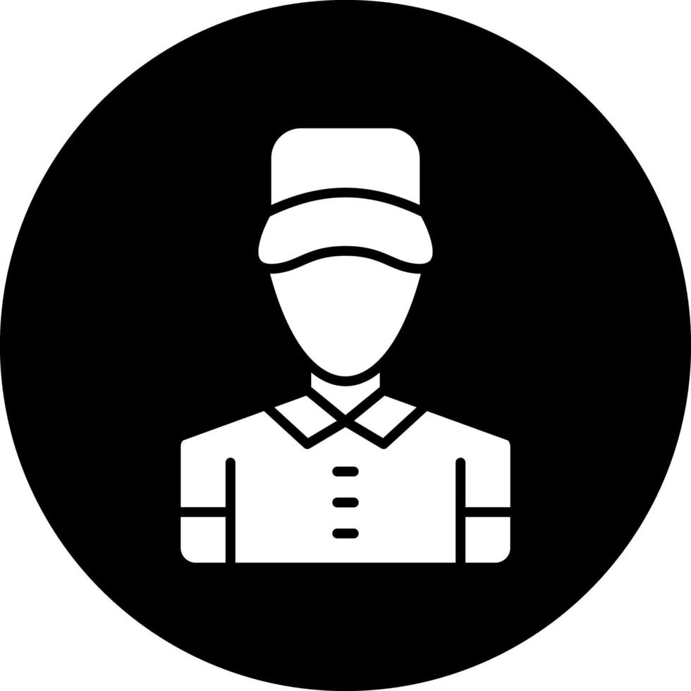 diseño de icono de vector de hombre de entrega