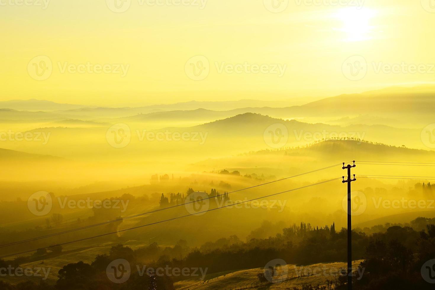 The Tuscanian foggy days photo