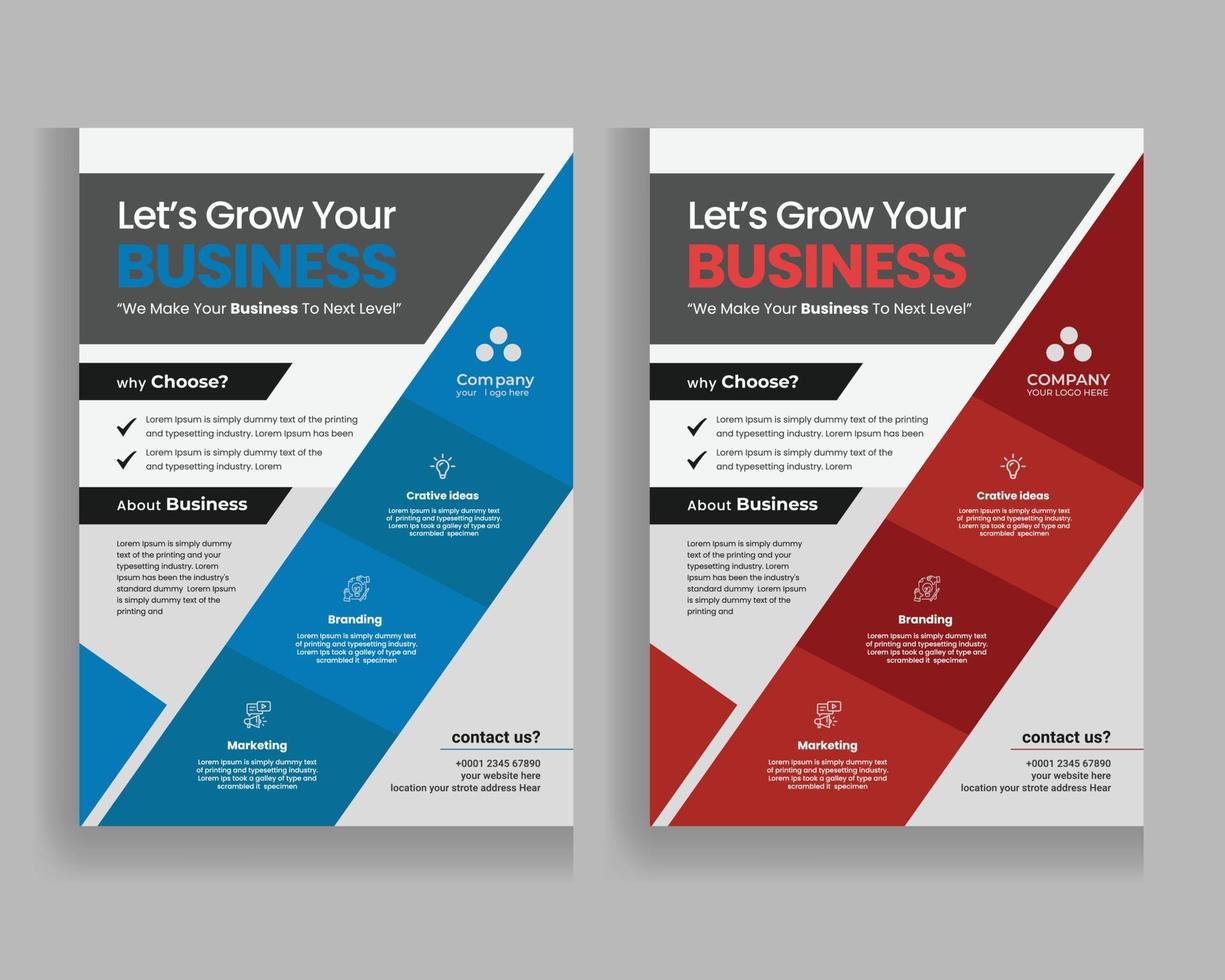 Business Marketing Flyer Template, Geometric shape Flyer Circle Abstract Colorful concepts, poster flyer pamphlet brochure cover design layout space, Creative Design, IT company flyer and editable. vector