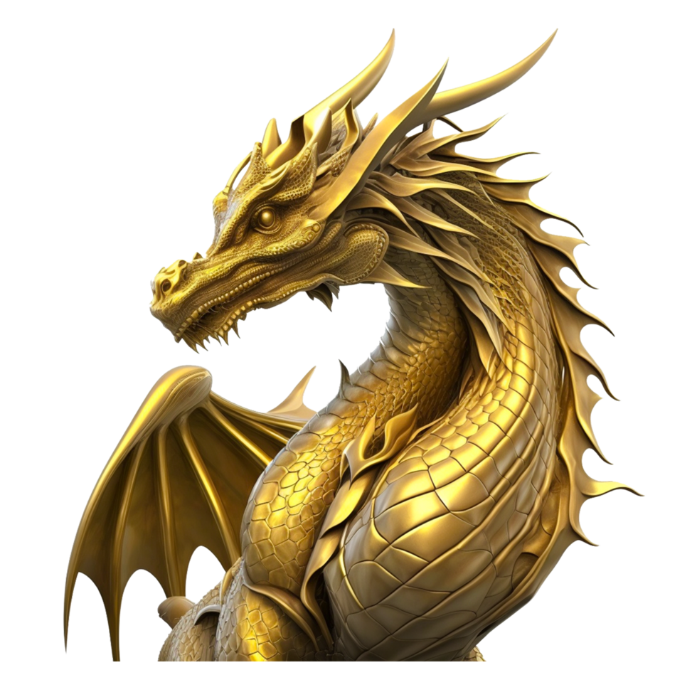 ai génératif chinois dragon gratuit illustration png