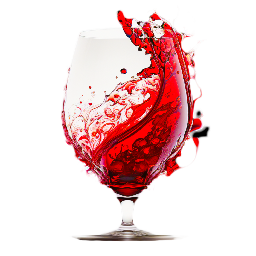 claro vino vaso lleno con vino png