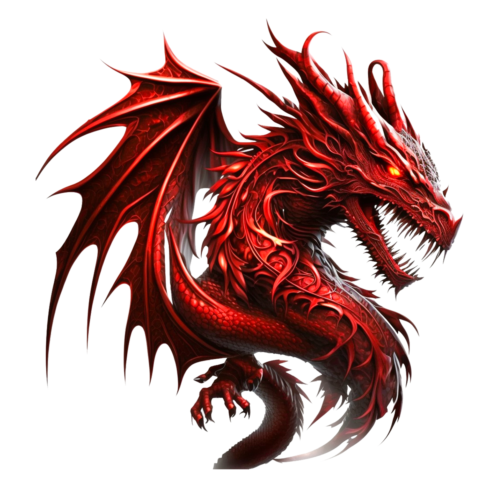 AI generative western dragons stock illustration 22996336 PNG