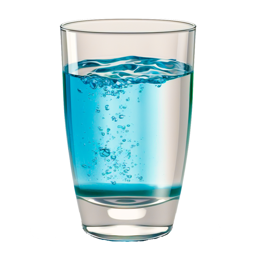 vaso con agua gratis ilustración png
