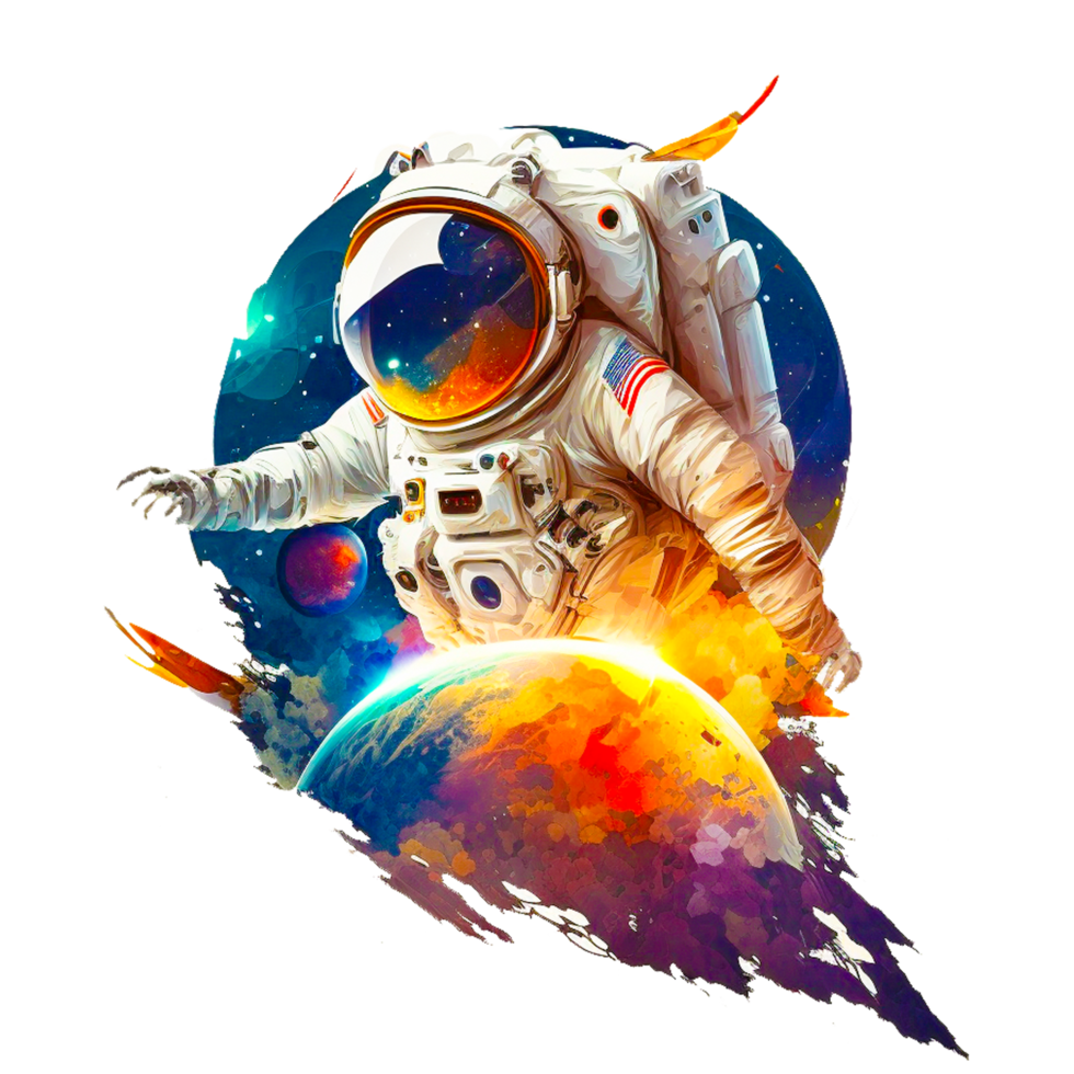 Plats astronaut png transparent