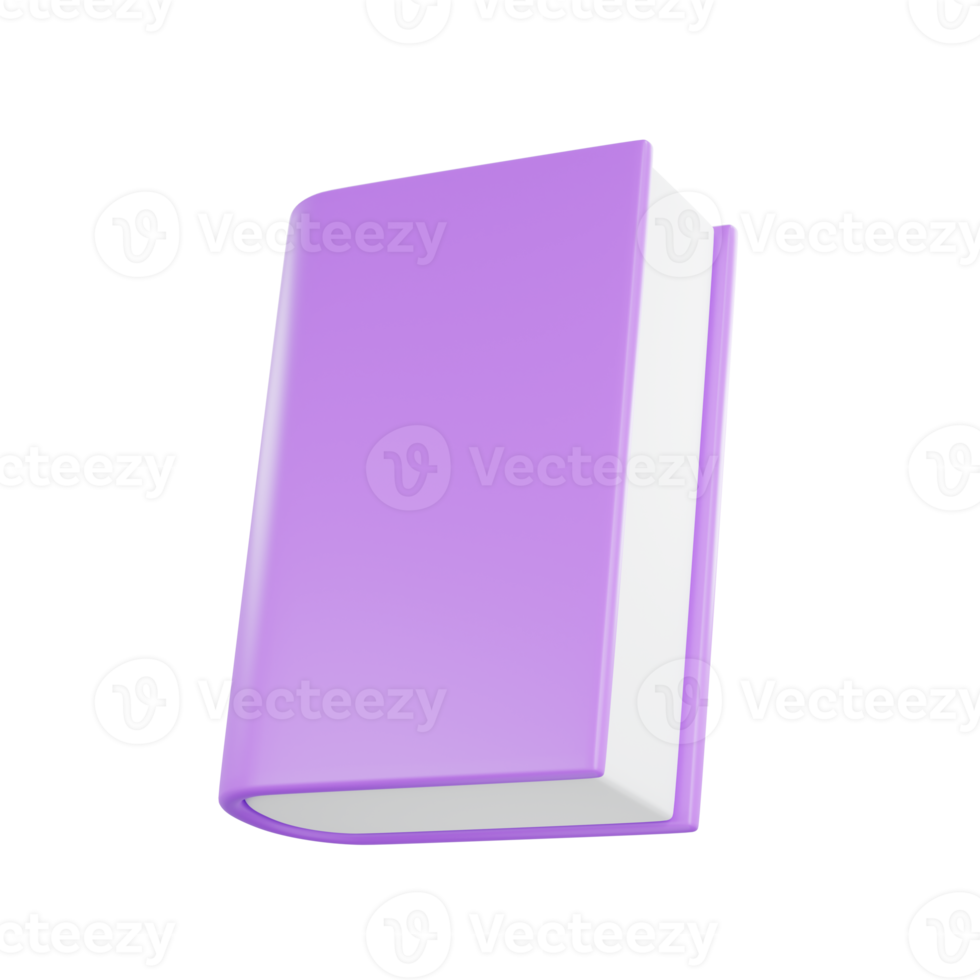 3d Stack of colorful books. 3D Books icon for web design isolated png