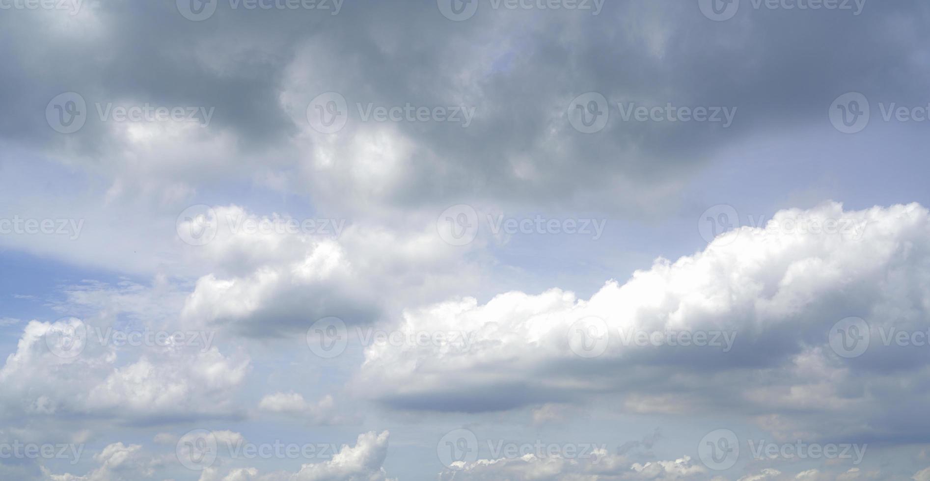 Overcast sky. Dramatic gray sky and dark clouds before rain in rainy season. Cloudy and moody sky. Storm sky. Gloomy and moody background. Overcast clouds. Sad, lonely, and death abstract background. photo