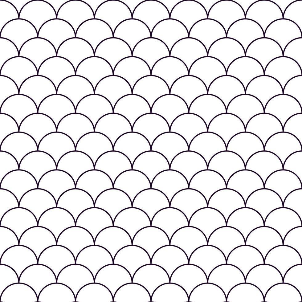 Fish scale seamless pattern vector