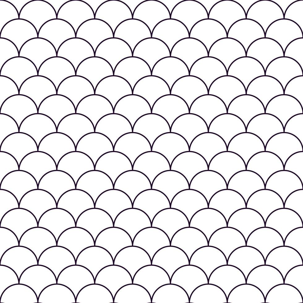 Fish scale seamless pattern vector