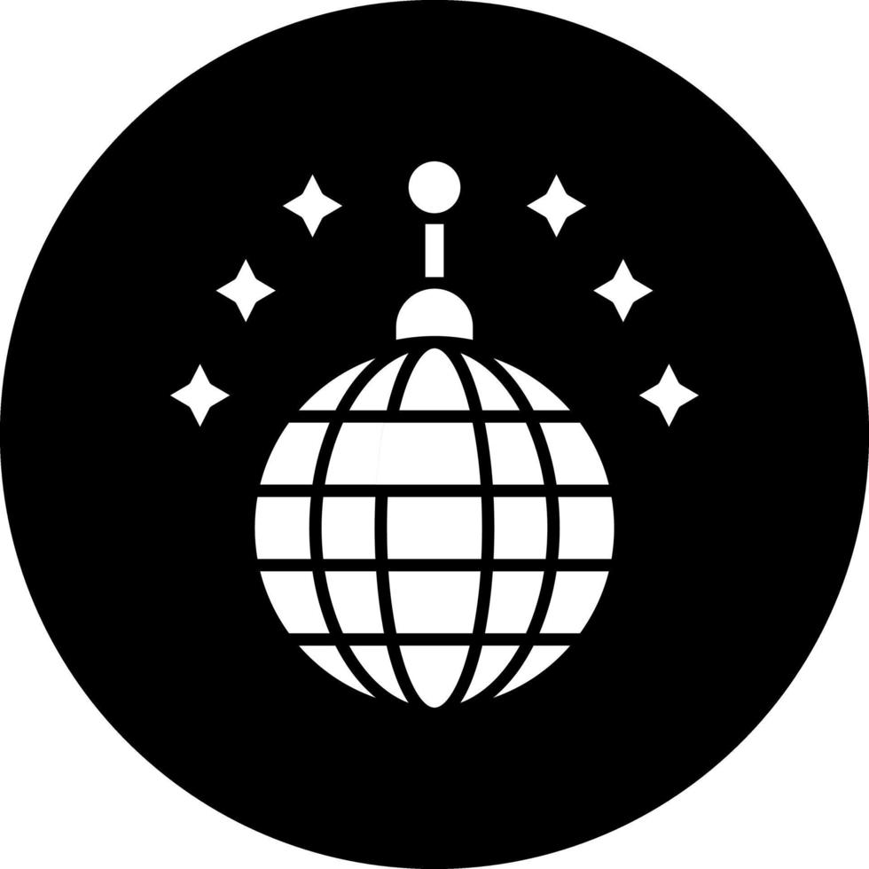 Disco Ball Vector Icon Design