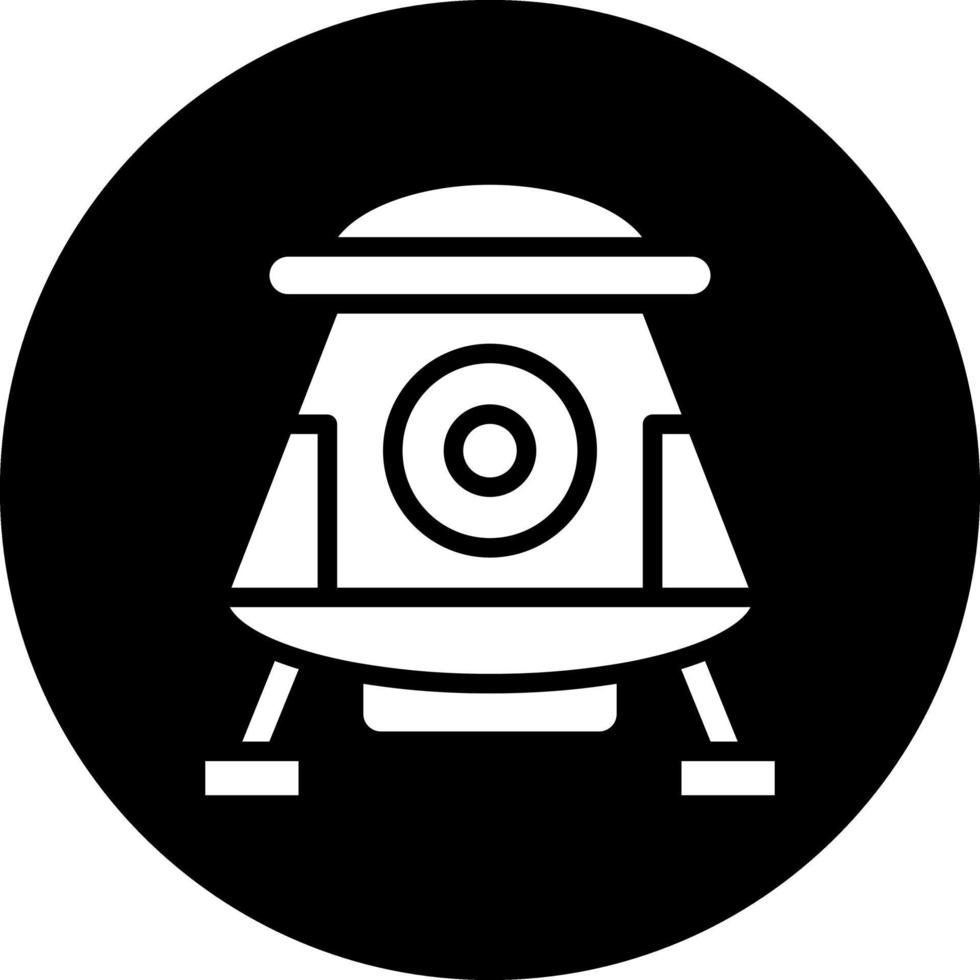 Space Capsule Vector Icon Design