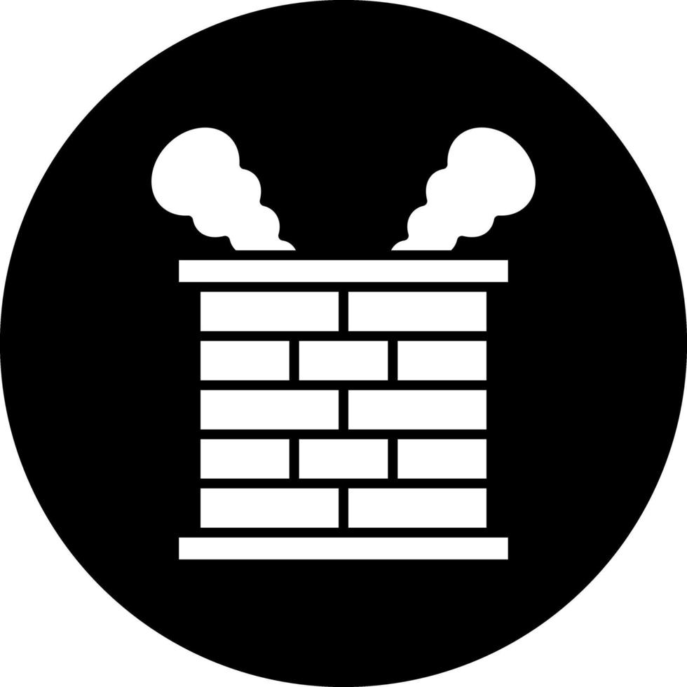 Chimenea vector icono diseño