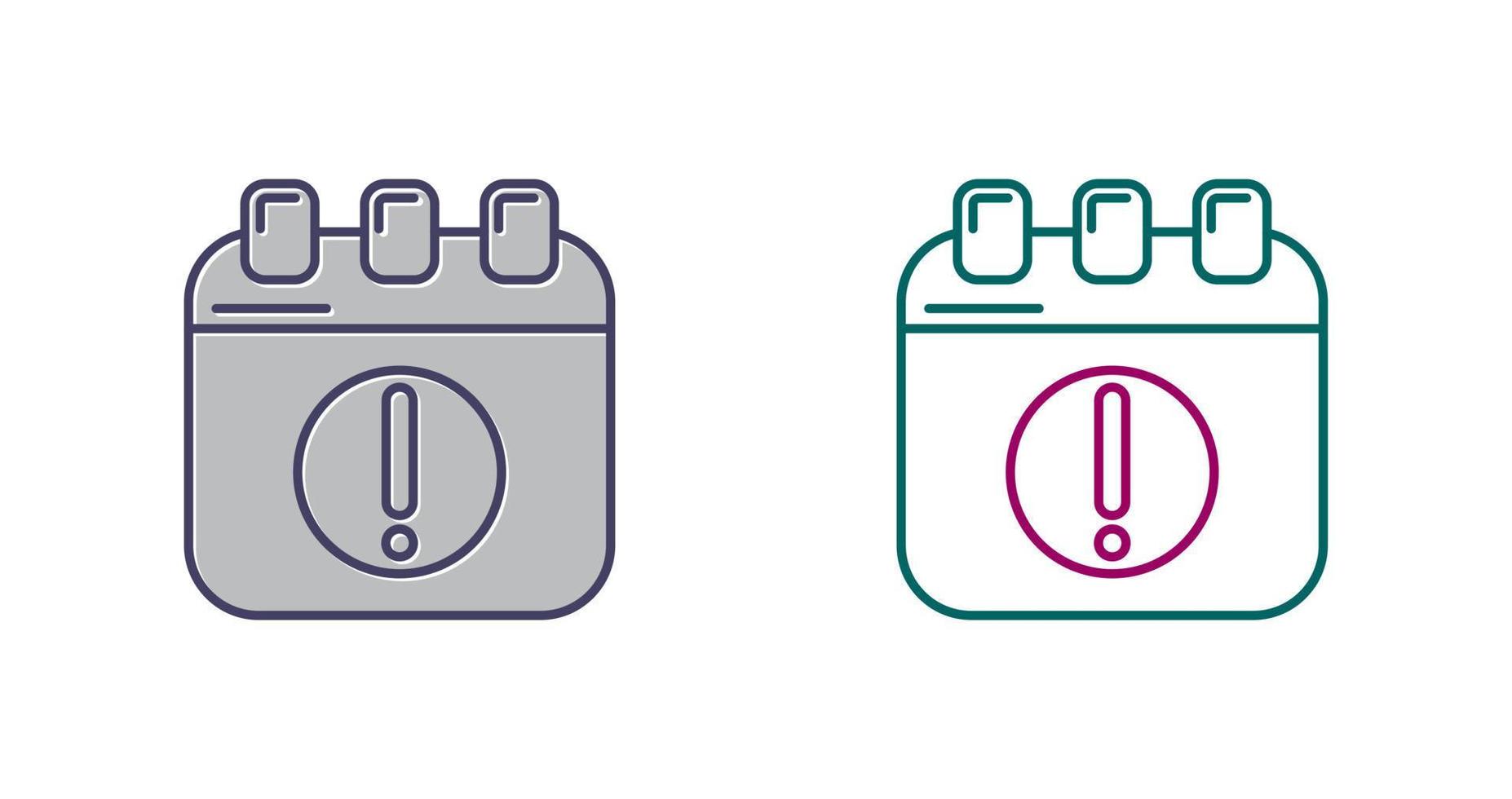 Calendar Unique Vector Icon