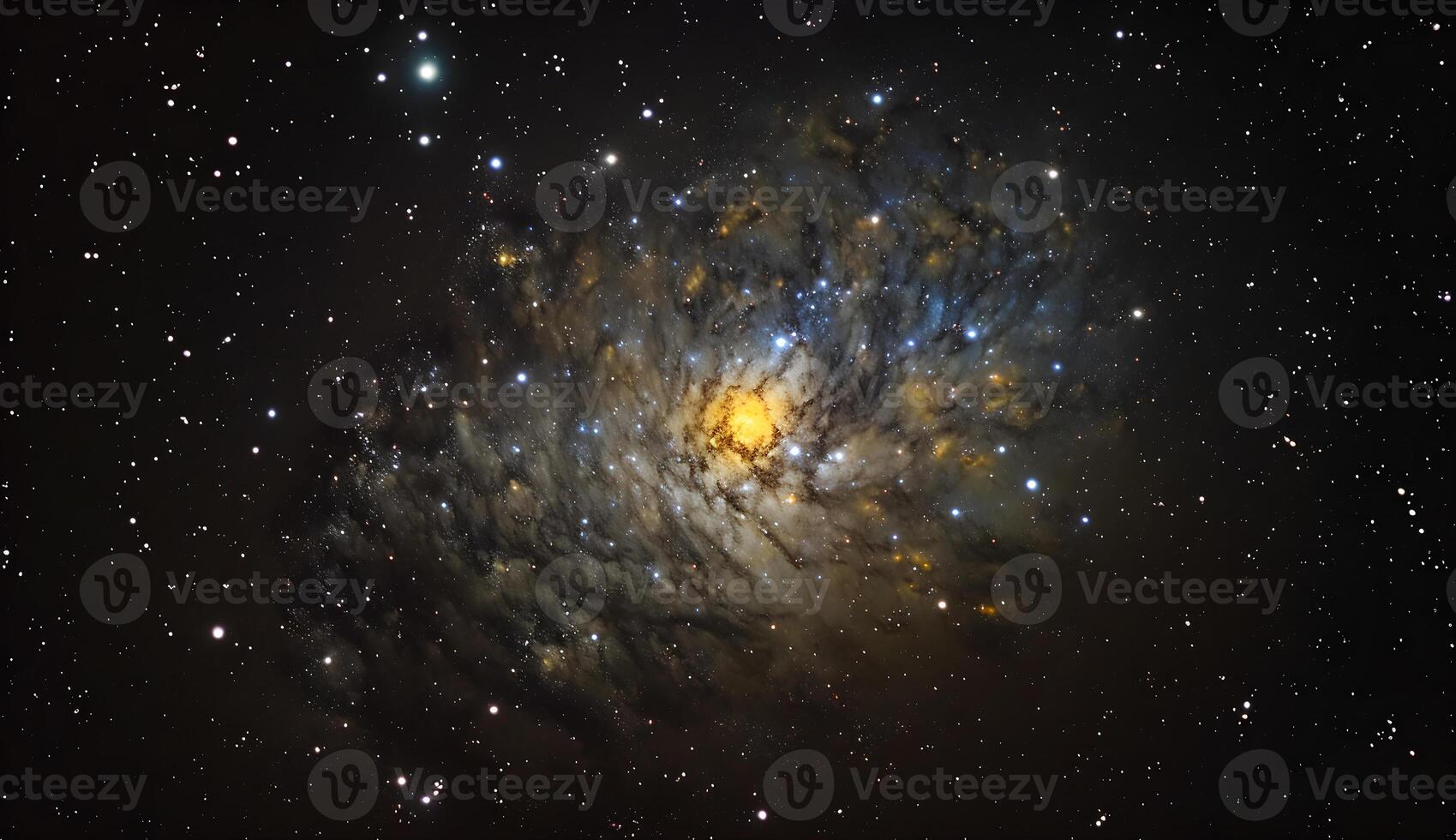 View of the Milky Way Galaxy in the Universe . photo