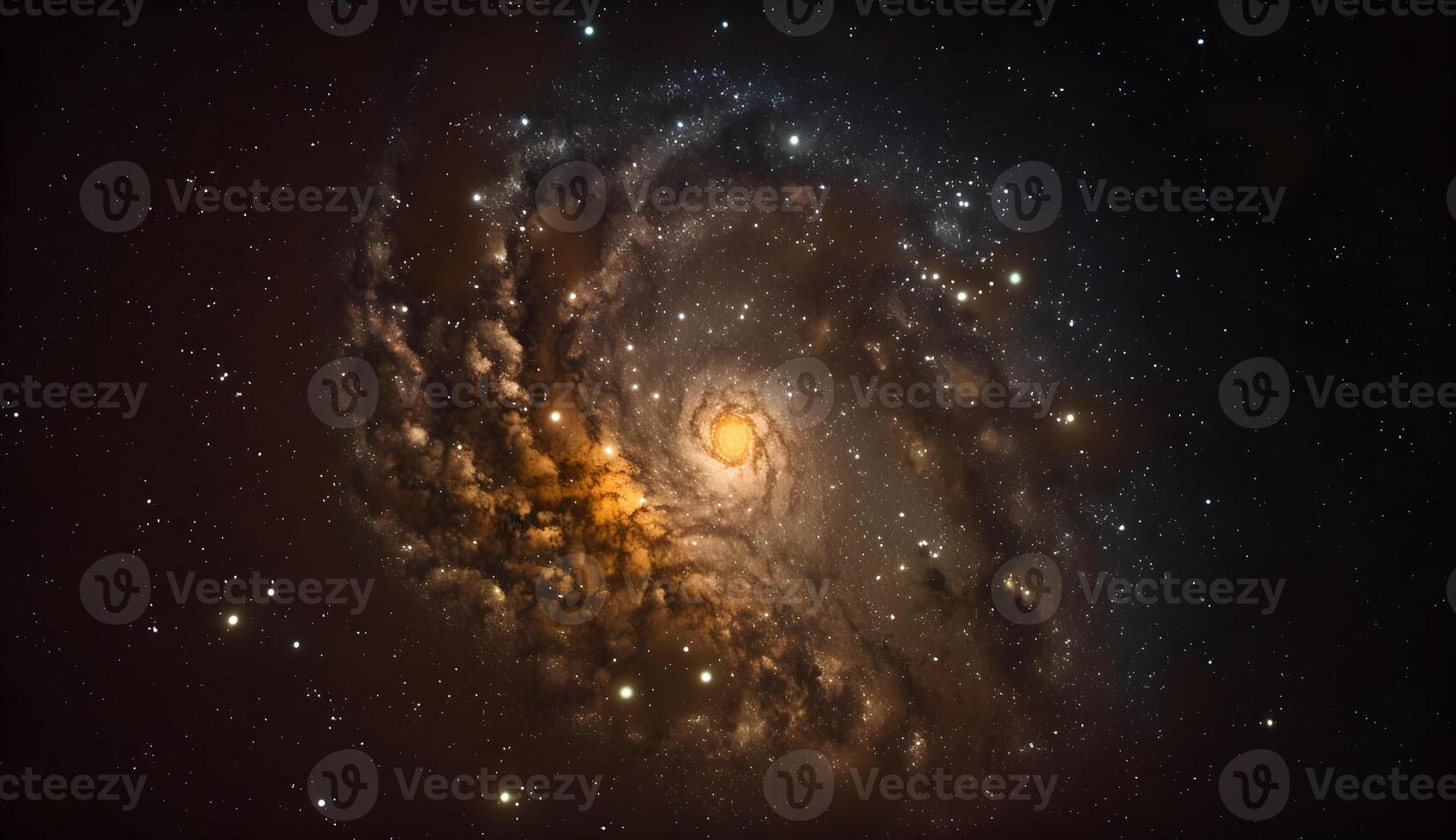 View of the Milky Way Galaxy in the Universe . photo