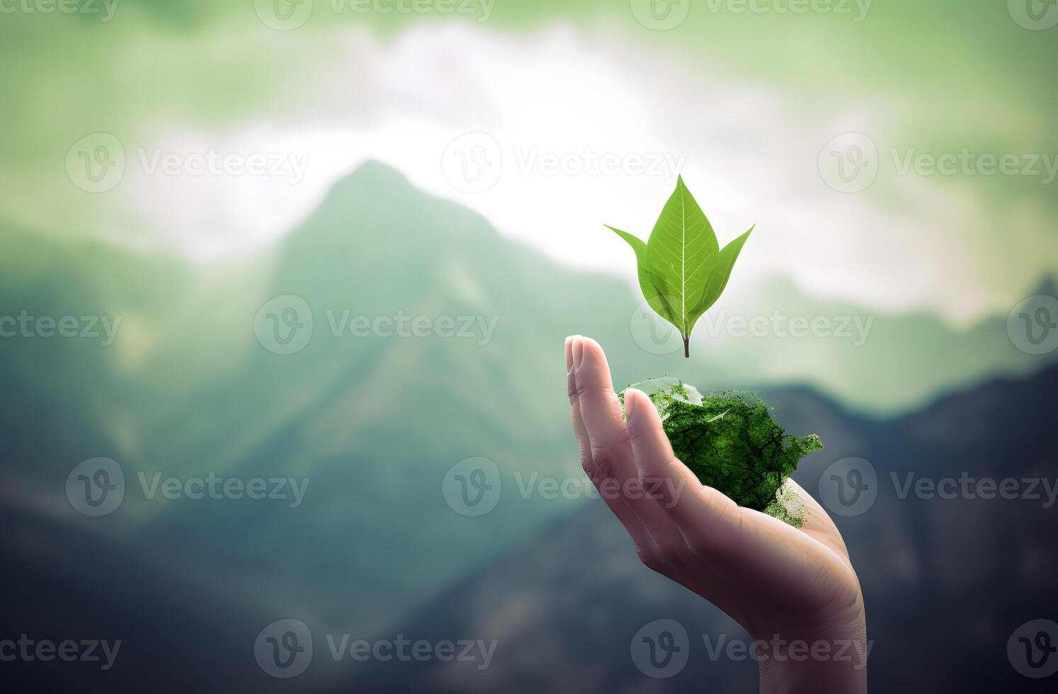 Cherishing Our Earth Celebrating Earth Day with Nature's Beauty. . photo