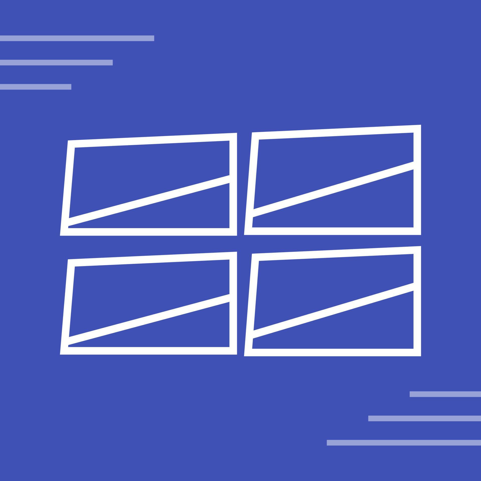 Windows Vector Icon 22996949 Vector Art at Vecteezy