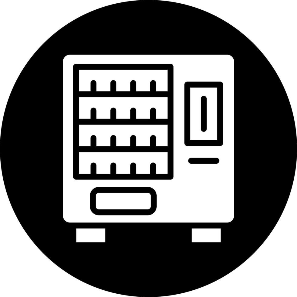 Vending Machine Vector Icon Design