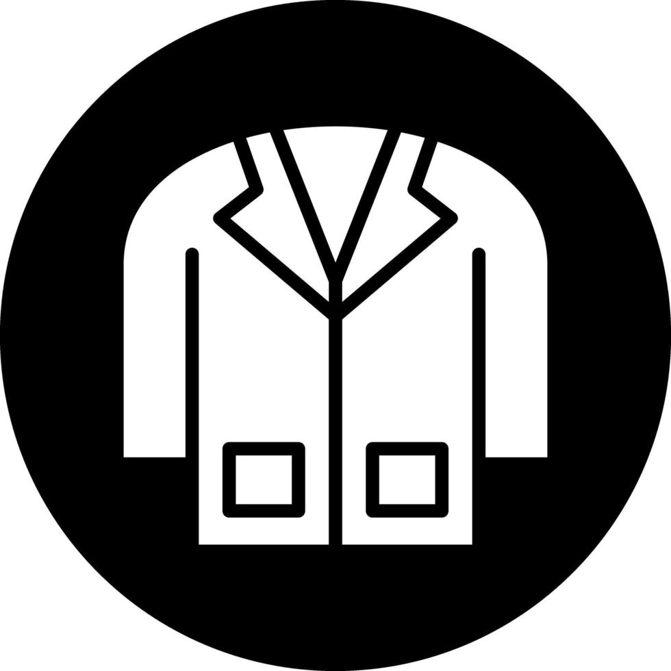 Lab Coat Vector Icon Design