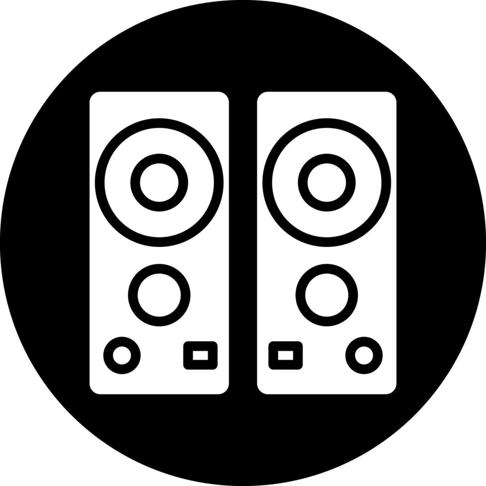 Speaker Vector Icon Design