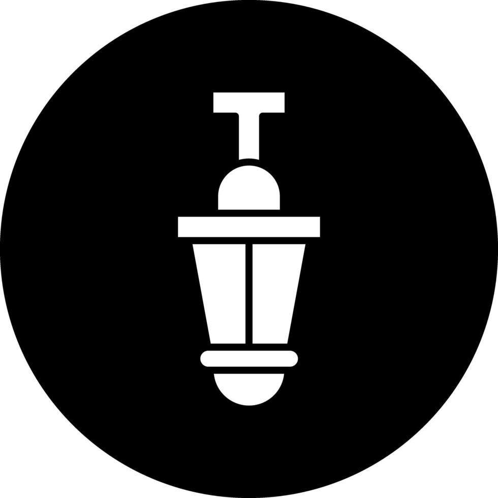 colgar lámpara vector icono diseño