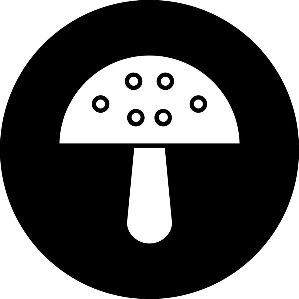 diseño de icono de vector de hongo