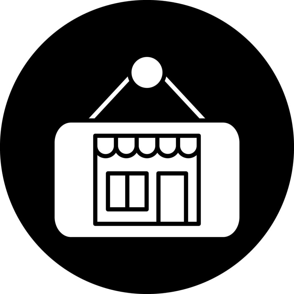 Store Sign Vector Icon Design