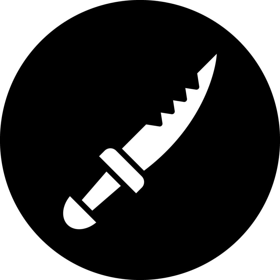 Pirate Knife Vector Icon Design