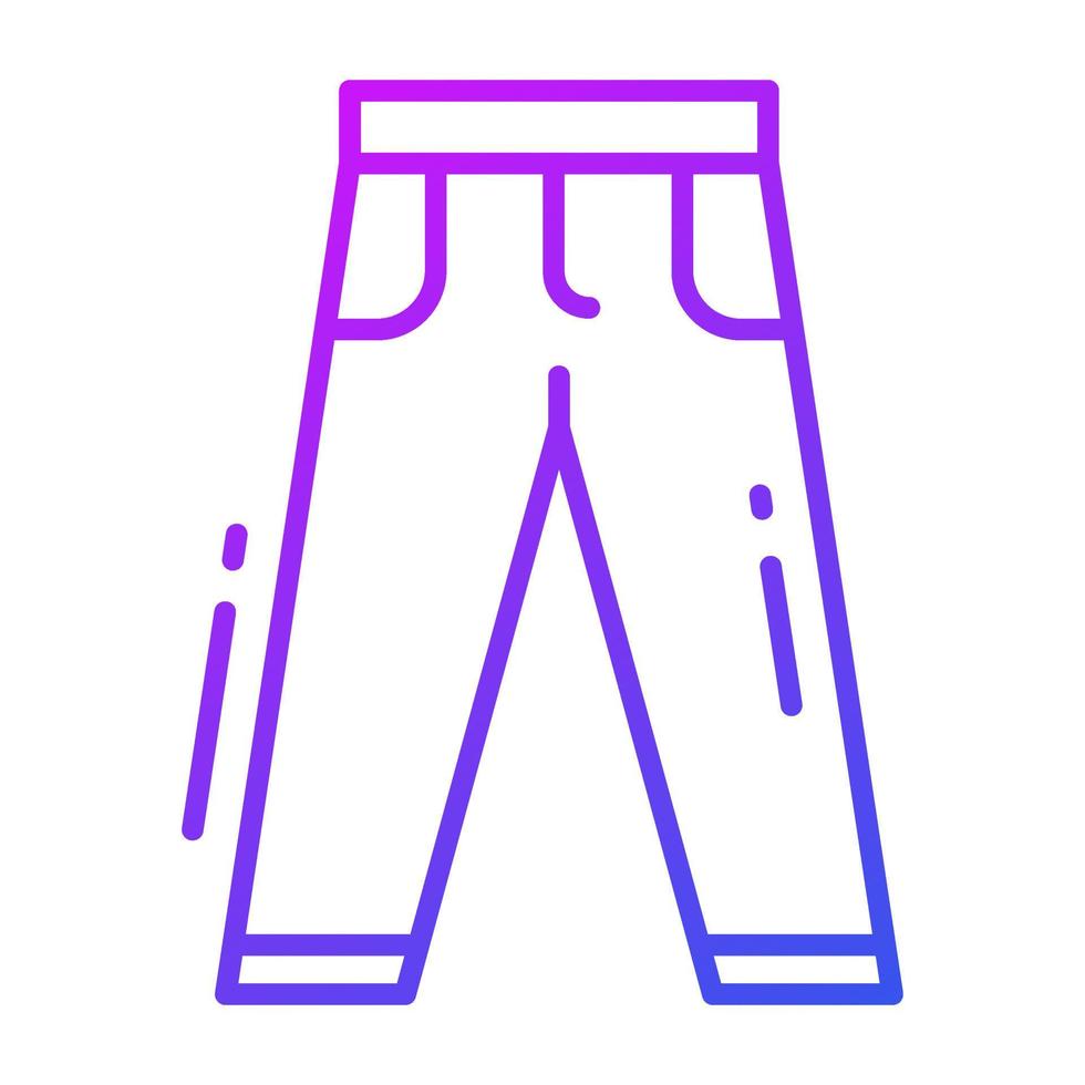 An amazing icon of shorts in trendy style, editable icon vector