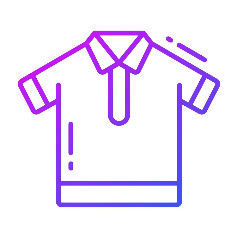 Casual polo shirt design, shirt with short sleeves and collar vector