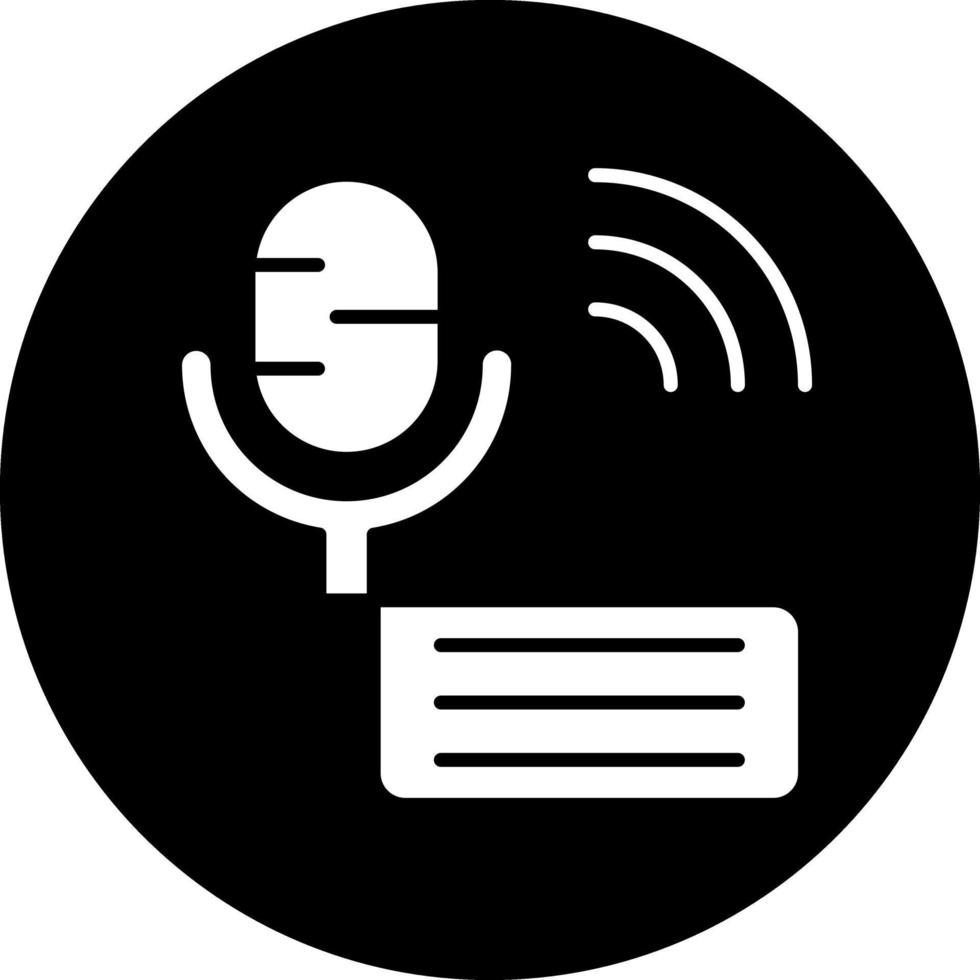 diseño de icono de vector de podcast
