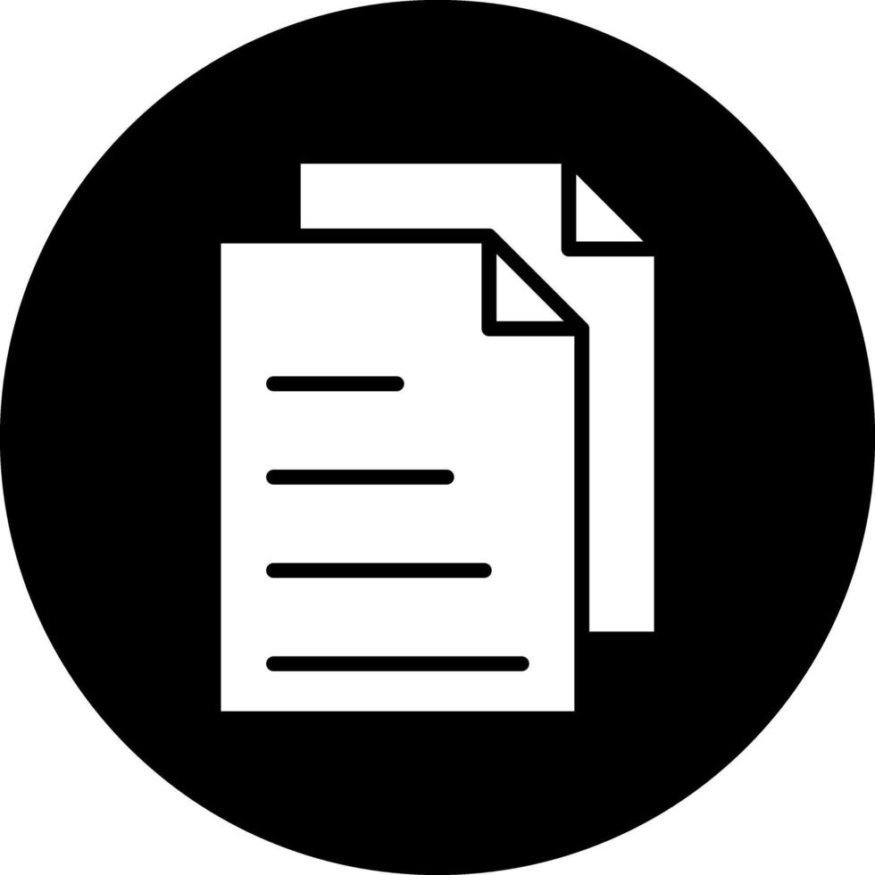 Documents Vector Icon Design