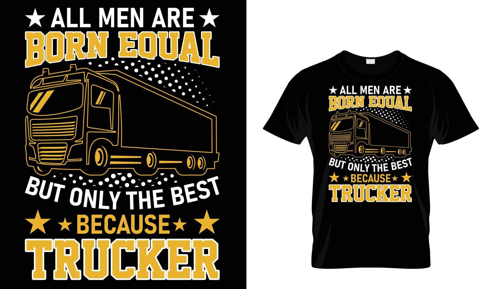 Truck typography T-shirt design vector