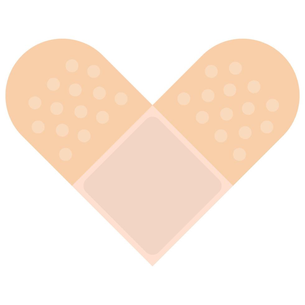 Medical plaster. Flat vector illustration