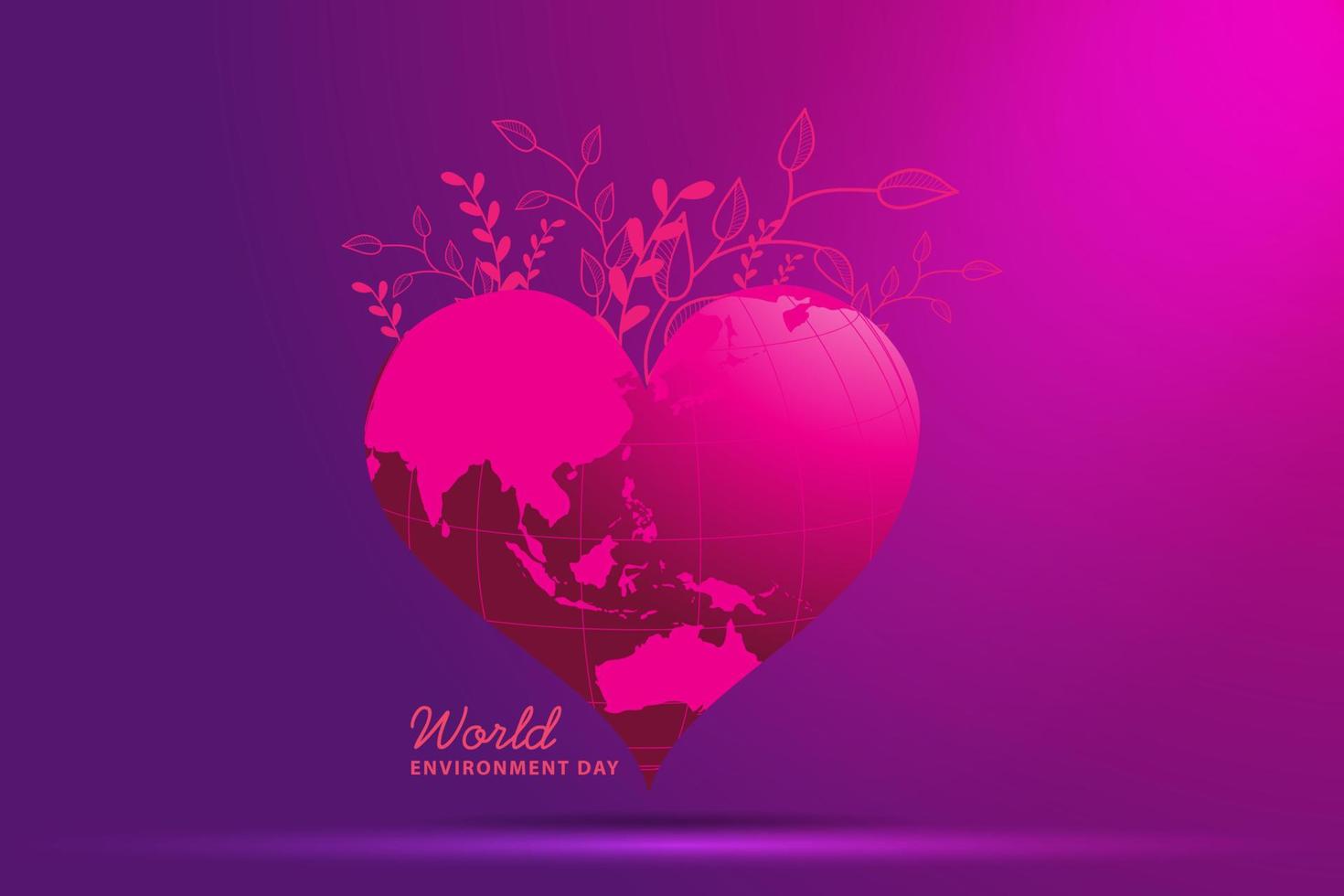 World environment and earth day concept for banner, poster, greeting card. Vector illustration