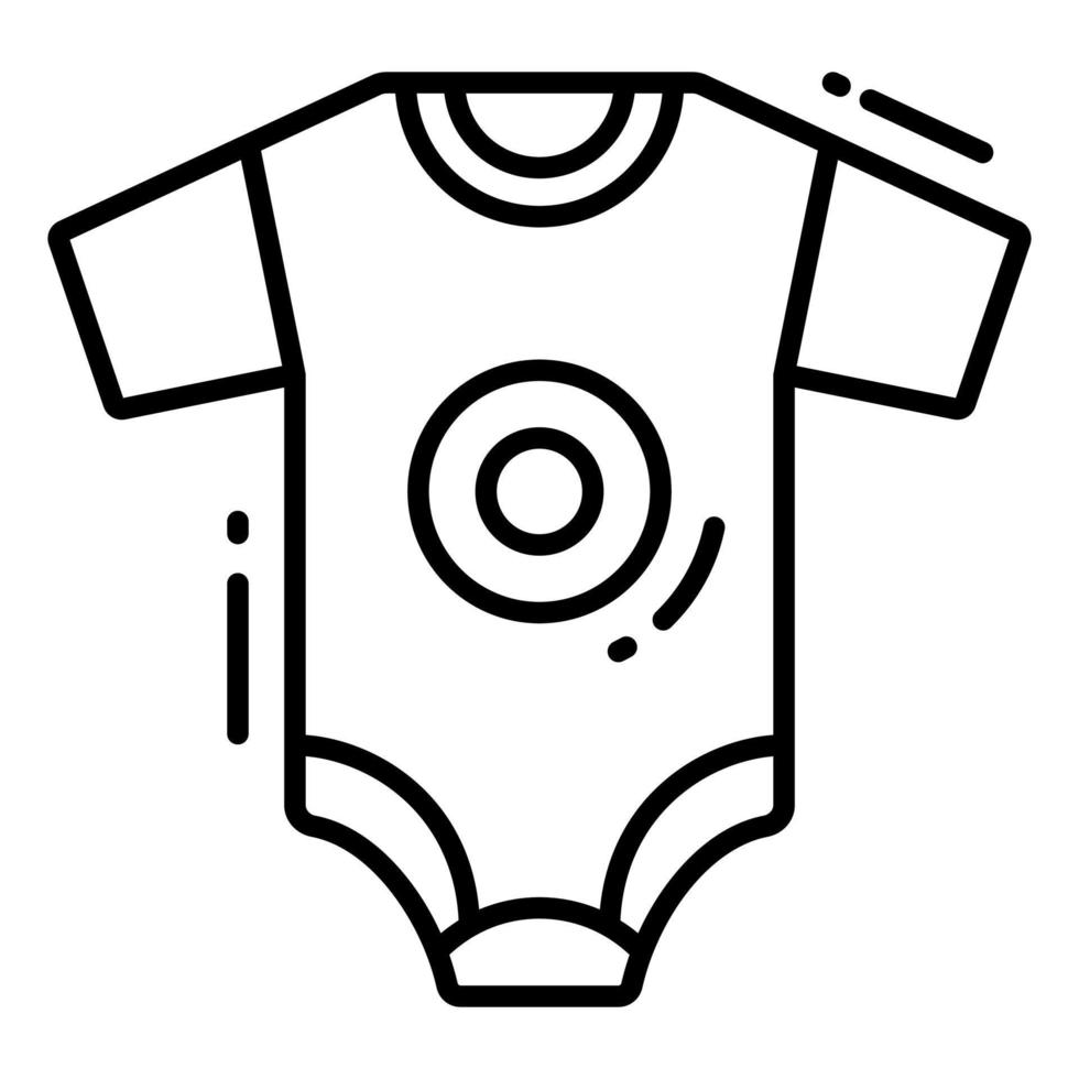Baby romper vector design isolated on white background
