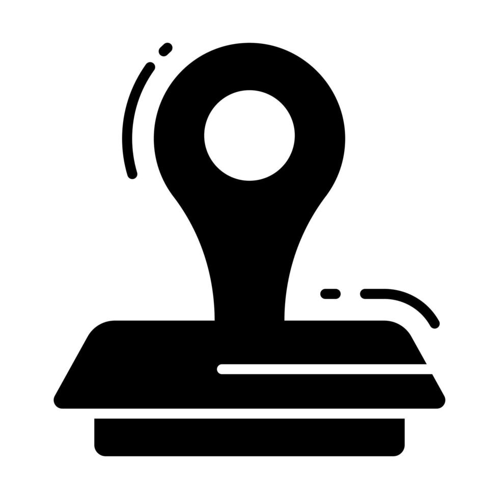 Modern vector design of stamp, rubber stamp icon 22998331 Vector Art at