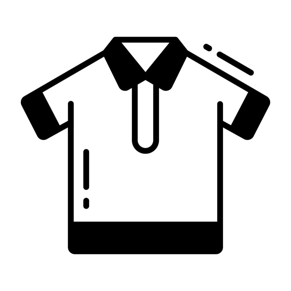 Casual polo shirt design, shirt with short sleeves and collar vector