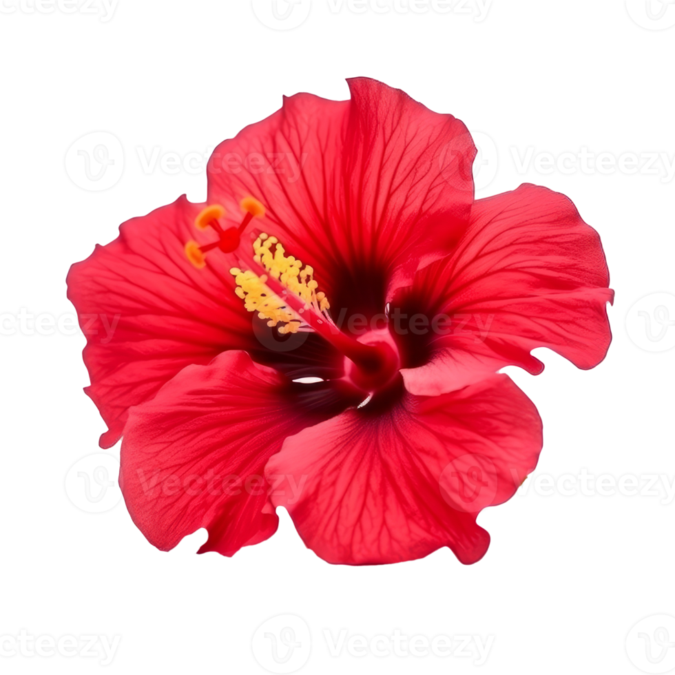 Hibiscus flower isolated. png