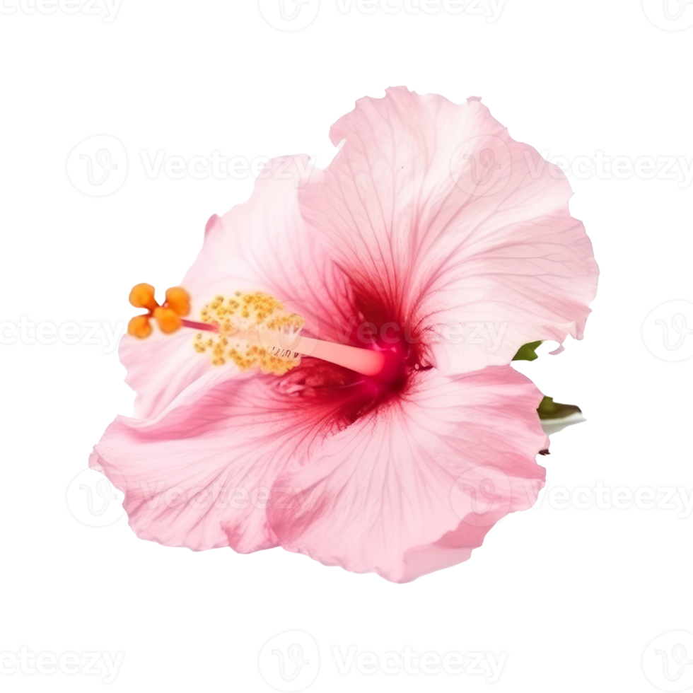 Hibiscus flower isolated. png