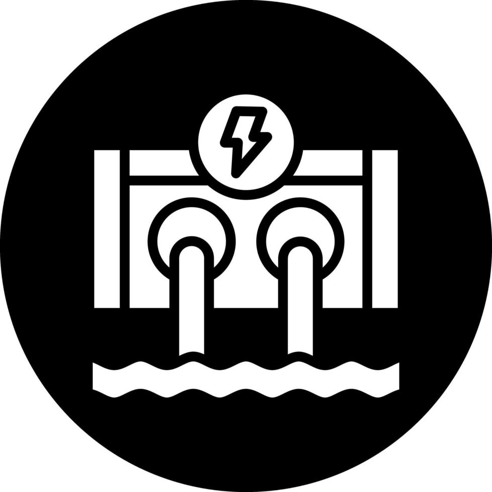 Hydro Power Vector Icon Design