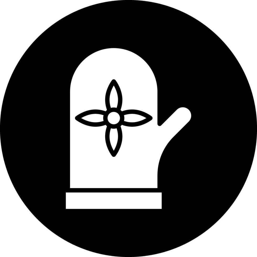 Oven Mittens Vector Icon Design
