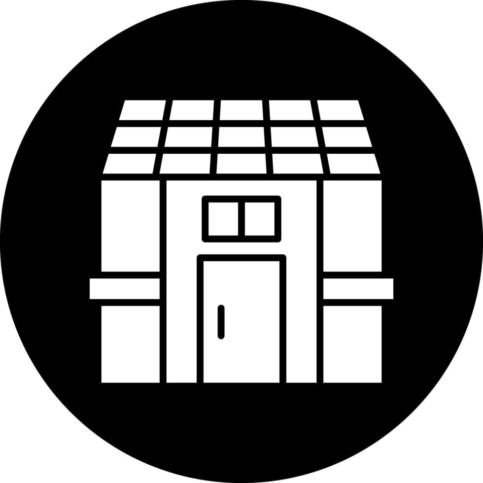 solar casa vector icono diseño