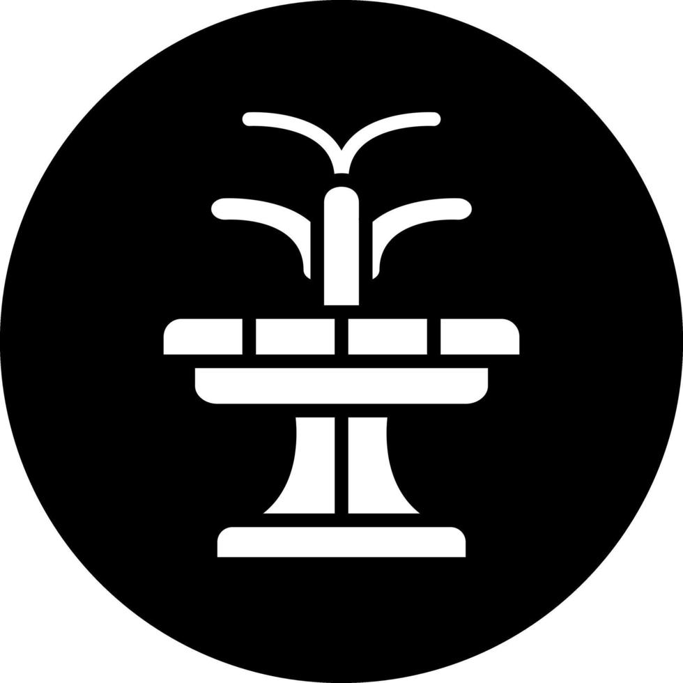 Fountain Vector Icon Design
