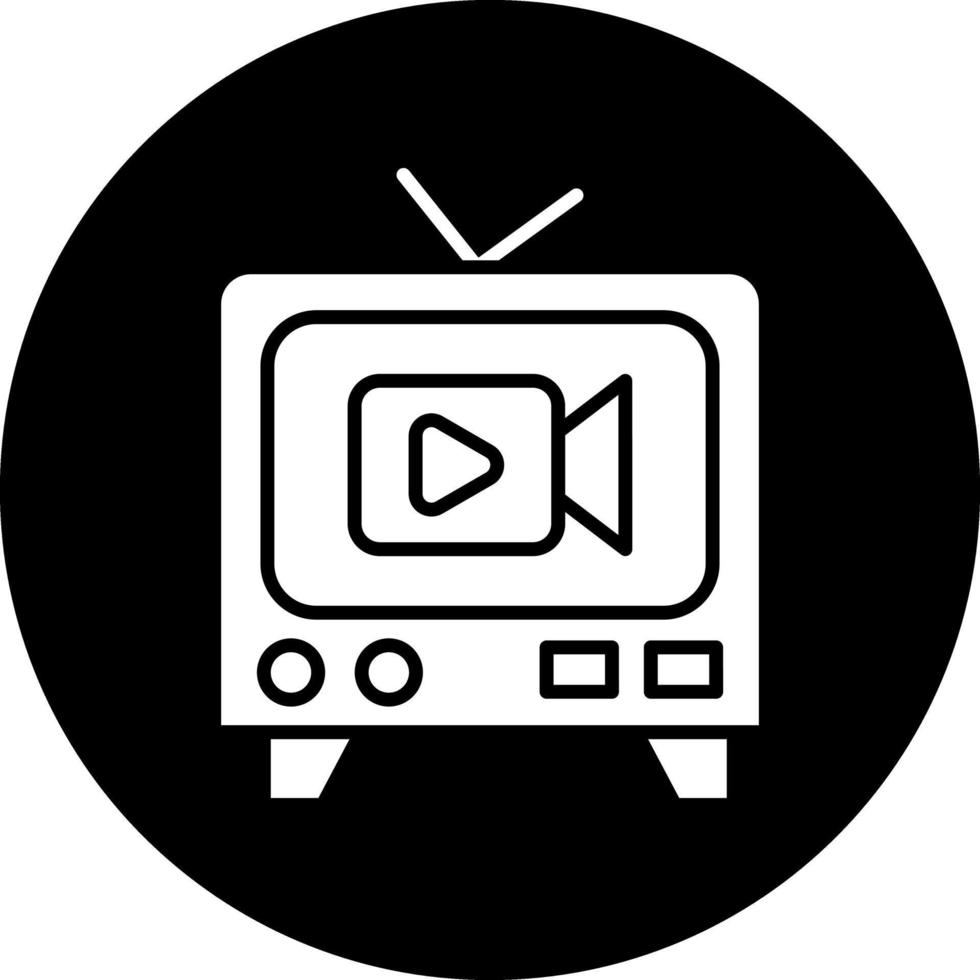 Live Broadcast Vector Icon Design