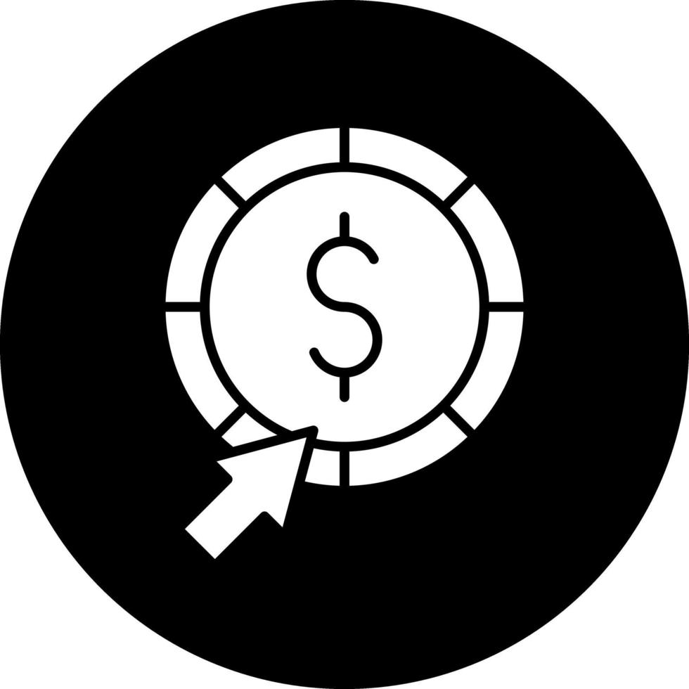 diseño de icono de vector de pago por clic