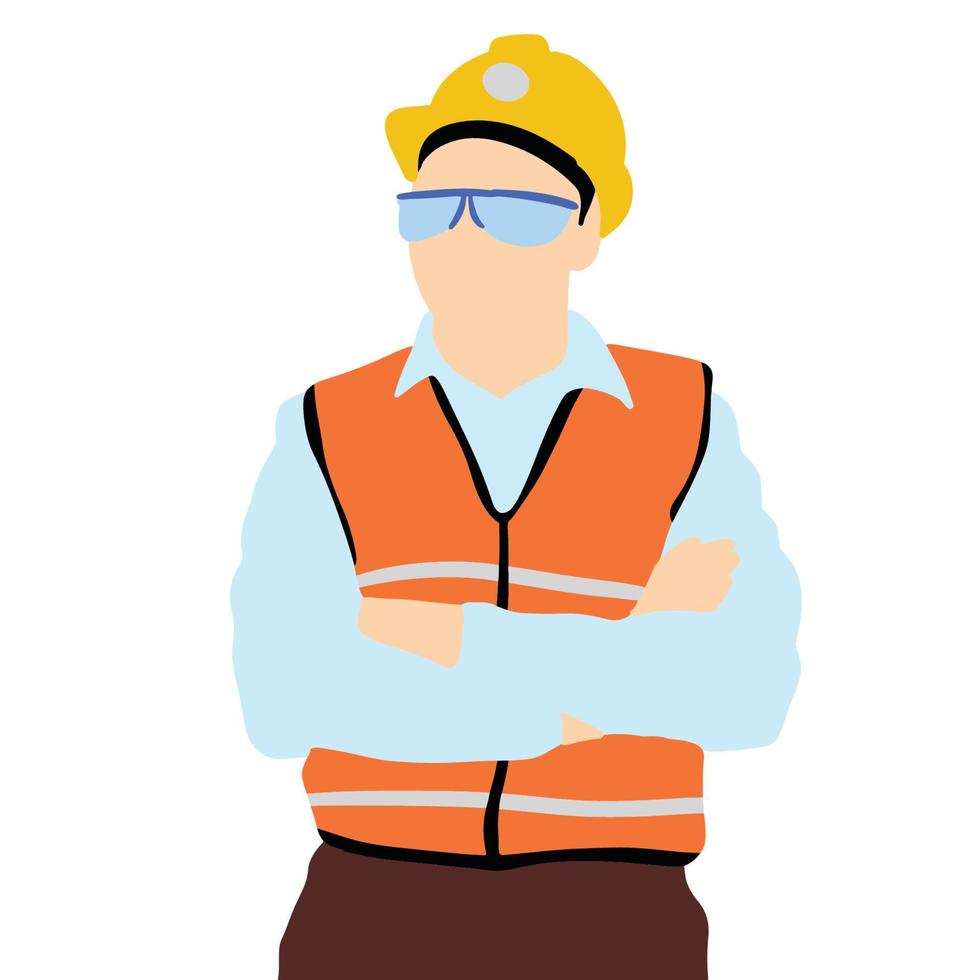 Mining industry workers ,good for graphic design resources. vector