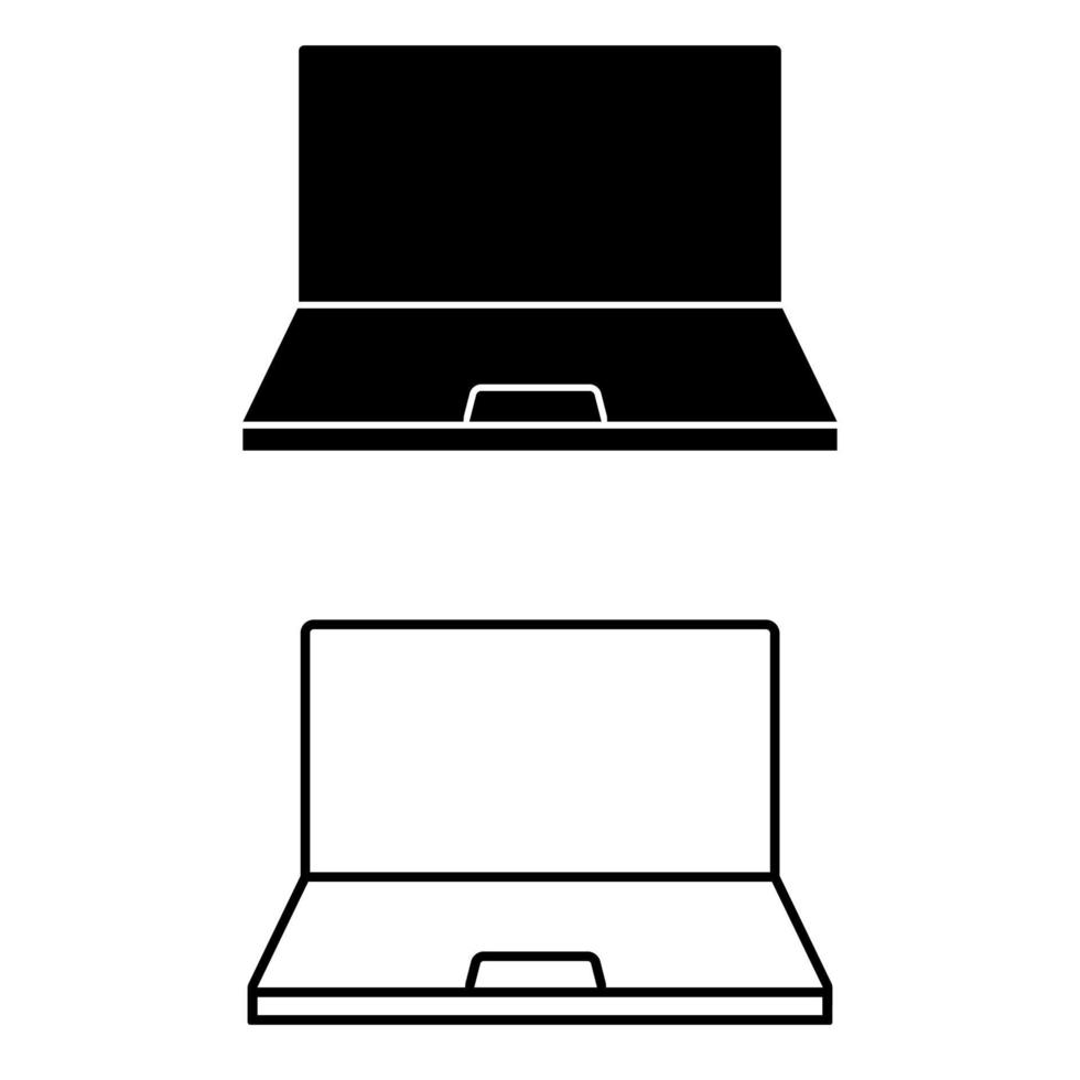 Laptop  icon vector. Computer  illustration sign. device symbol. pc logo. vector